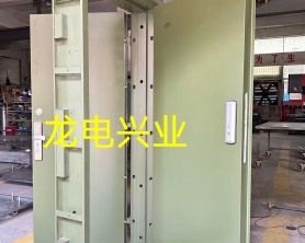 广西北海某部库房双层防护门  防爆门  一框两门做法   内层门配三环电子门禁系统