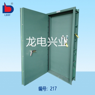 枪弹库门（兵器室防护门）一框两门
